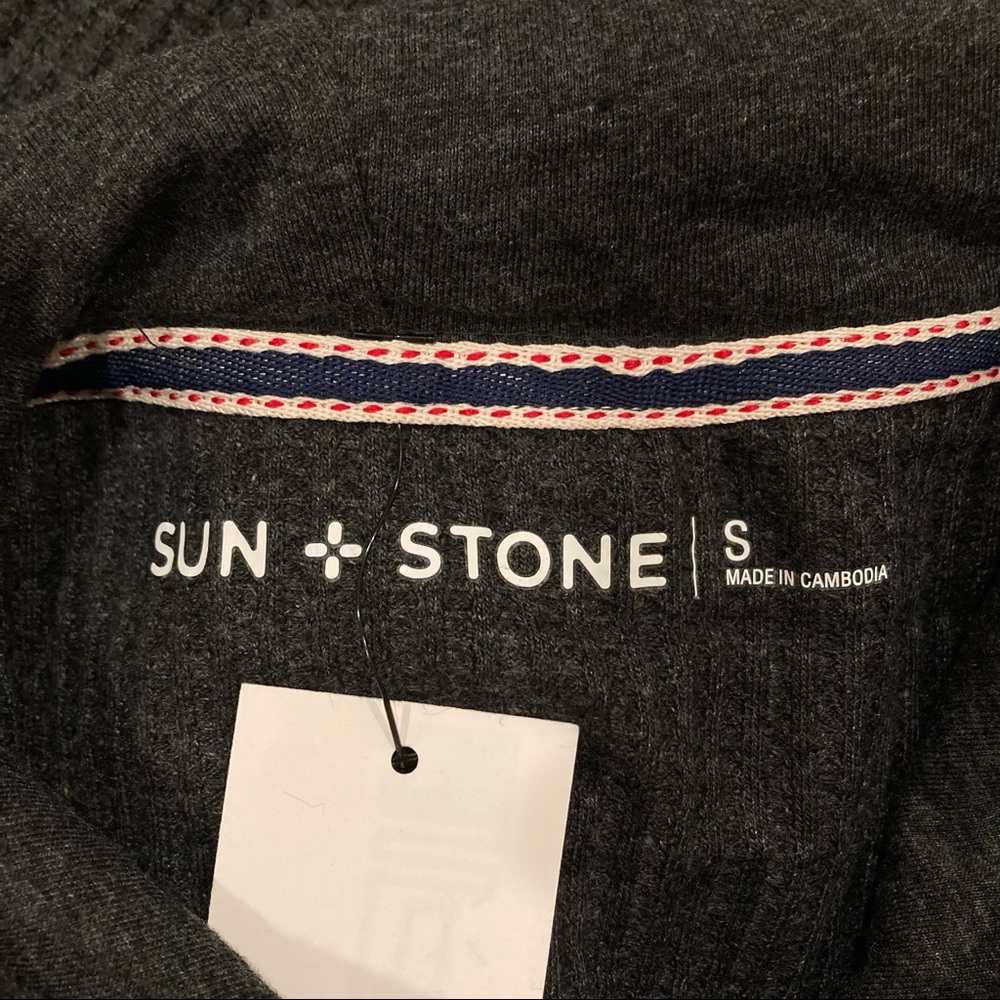 Sun + Stone Men’s Thermal Solid Hoodie - Picture 6 of 9